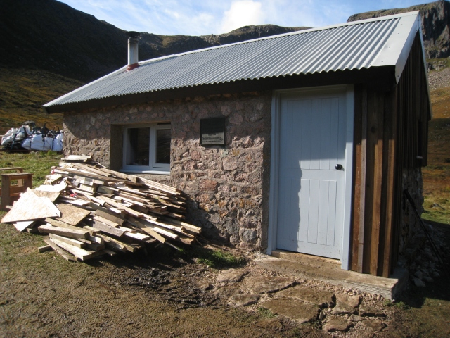 The renovated Hutchison Memorial Hut in 2012