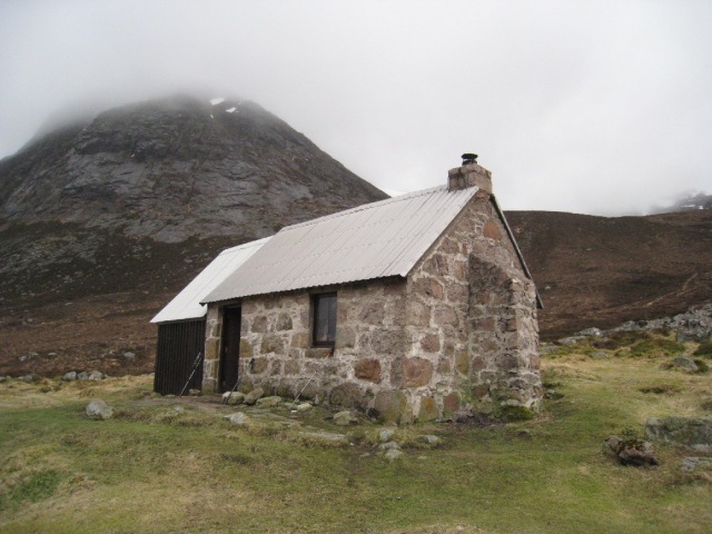Corrour Bothy in the Lairig Ghru, Cairngorms